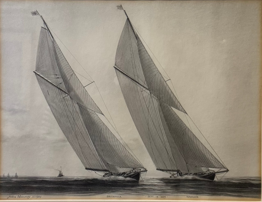 Britannia vs. Navahoe Pencil Study