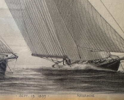 Britannia vs. Navahoe Pencil Study